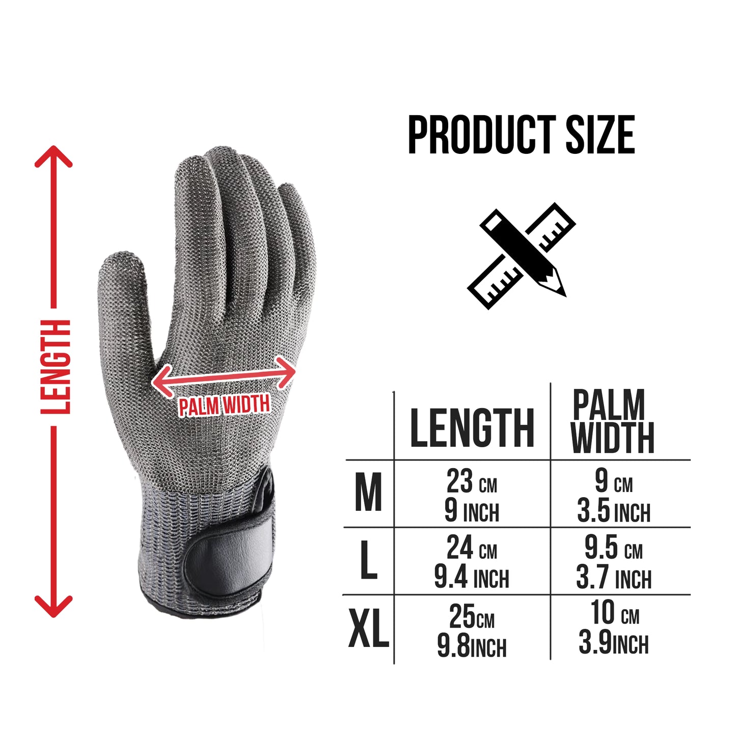 A9 KITCHEN GLOVE (HIGHEST CUT RESISTANCE)