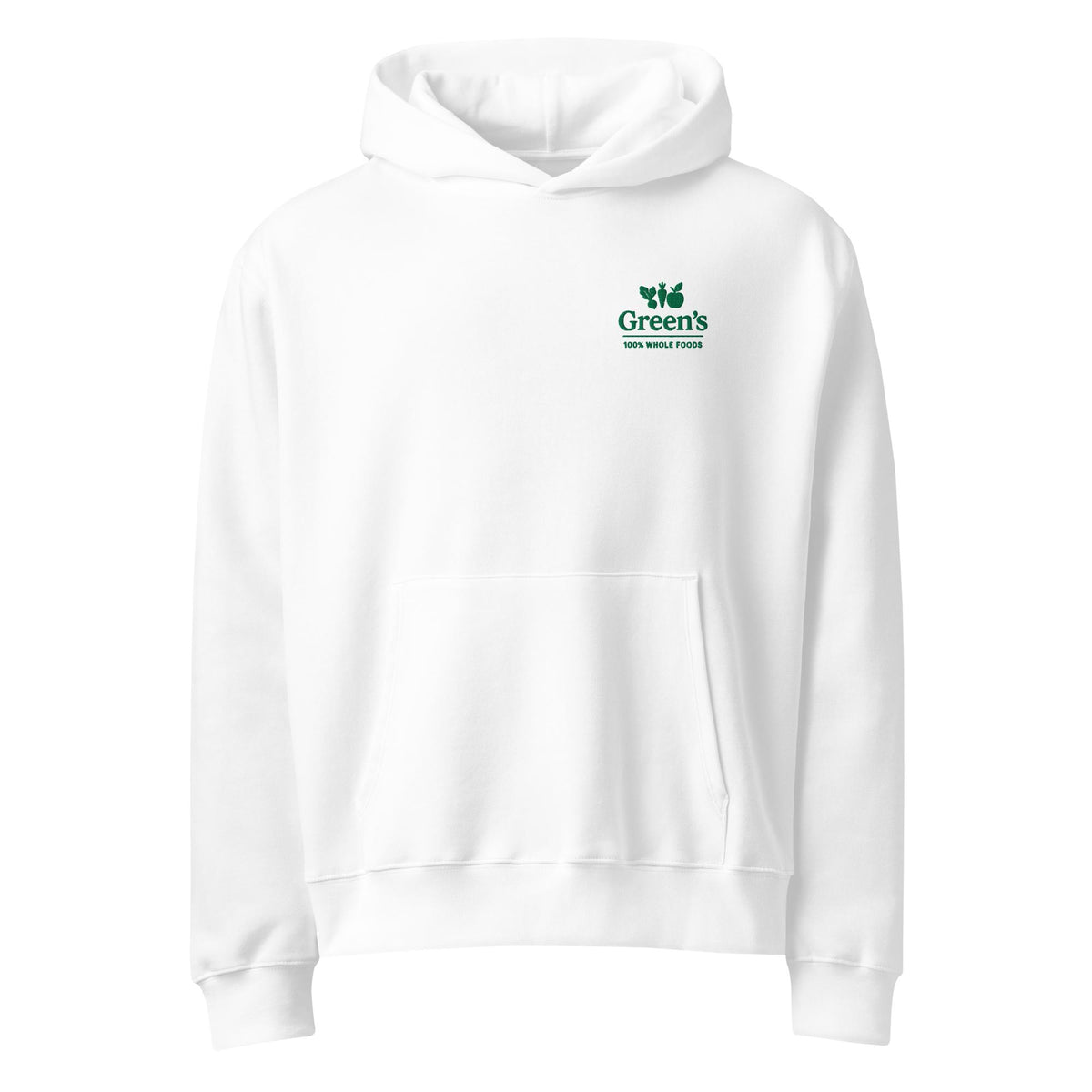 SWEAT À CAPUCHE GREEN'S WHOLE FOODS