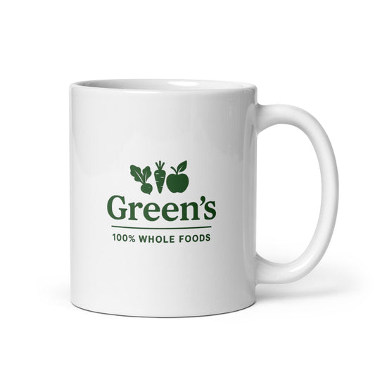 GREEN'S WHOLE FOODS MUG