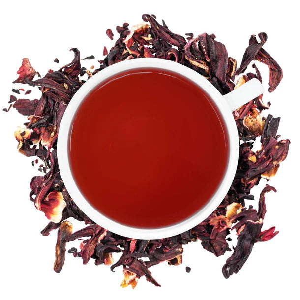 ORGANIC WHOLE LOOSE LEAF HIBISCUS TEA
