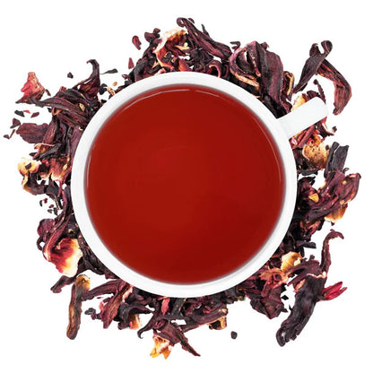 ORGANIC WHOLE LOOSE LEAF HIBISCUS TEA