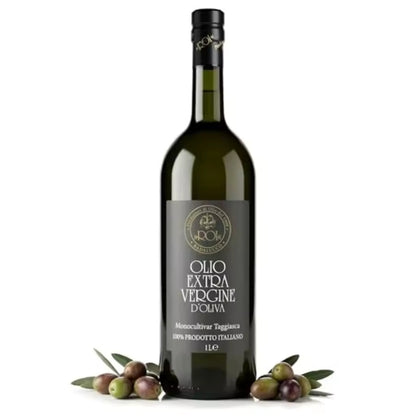 1L EXTRA VIRGIN OLIVE OIL FROM LIGURIA ITALY (MONOCULTIVAR TAGGIASCA)