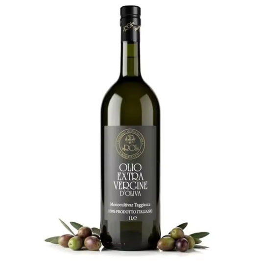 1L EXTRA VIRGIN OLIVE OIL FROM LIGURIA ITALY (MONOCULTIVAR TAGGIASCA)