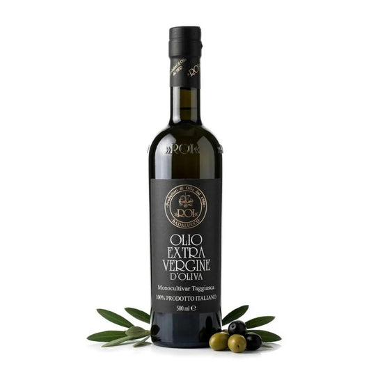 500ML EXTRA VIRGIN OLIVE OIL FROM LIGURIA ITALY (MONOCULTIVAR TAGGIASCA)