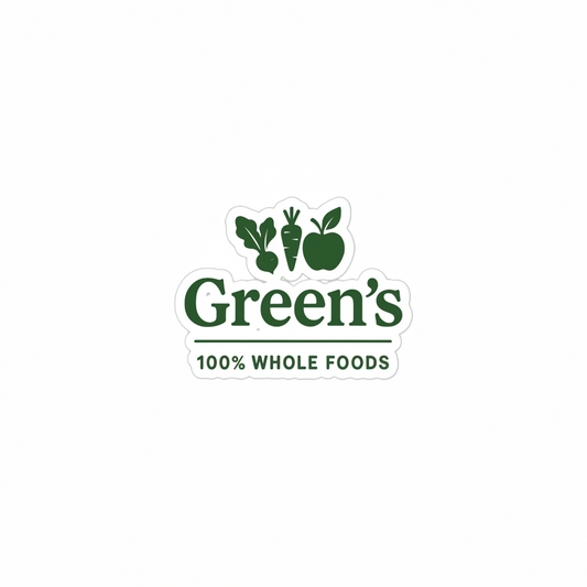 GREEN'S WHOLE FOODS STICKERS