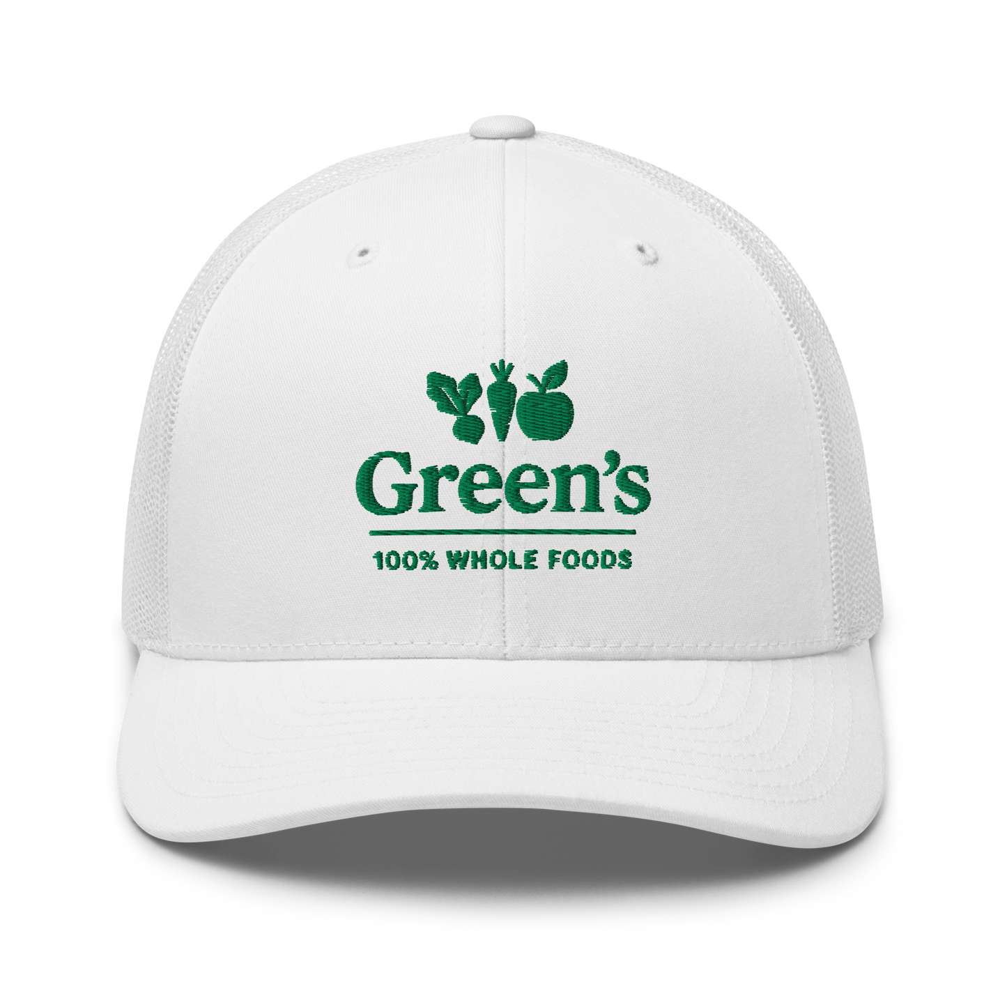 CASQUETTE DE CAMIONNEUR GREEN'S WHOLE FOODS (BLANCHE)