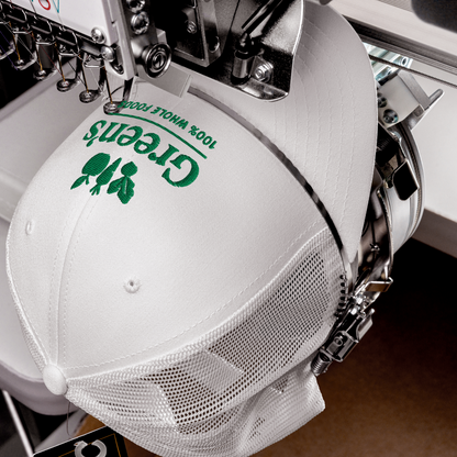CASQUETTE DE CAMIONNEUR GREEN'S WHOLE FOODS (BLANCHE)