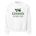 GREEN'S WHOLE FOODS BIG LOGO CREW NECK